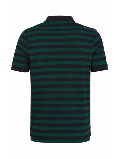 Polo Lancia in cotone a righe Blu Verdone JOHNNY LAMBS | LANCIA897